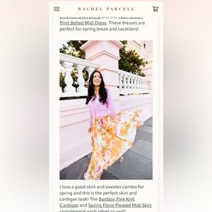Rachel Parcell NWT floral skirt